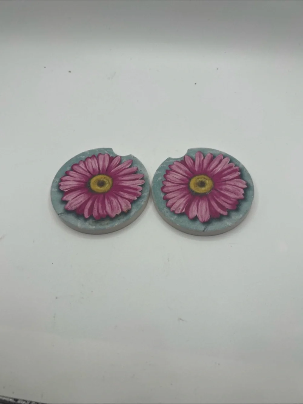 Pink Daisy VR Controller Thumb Grips - Pair